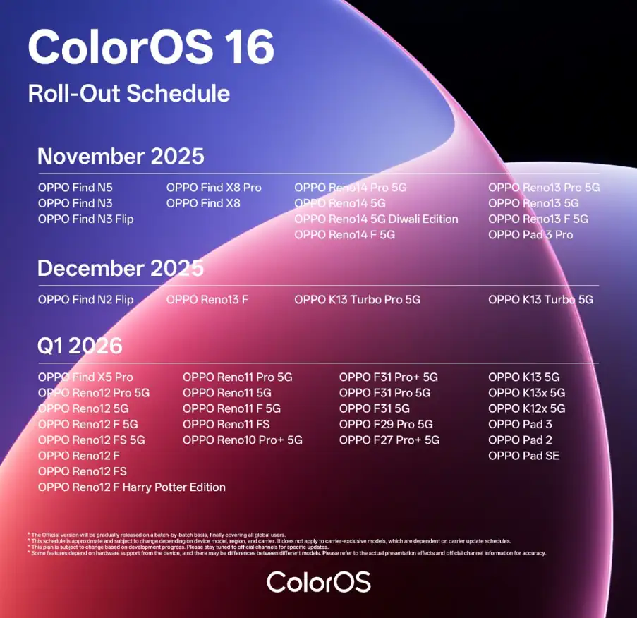 ColorOS 16