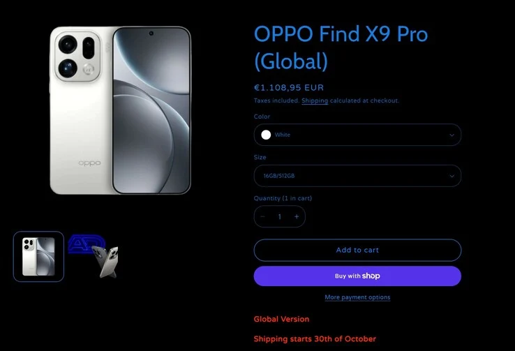 Oppo Find X9 Pro