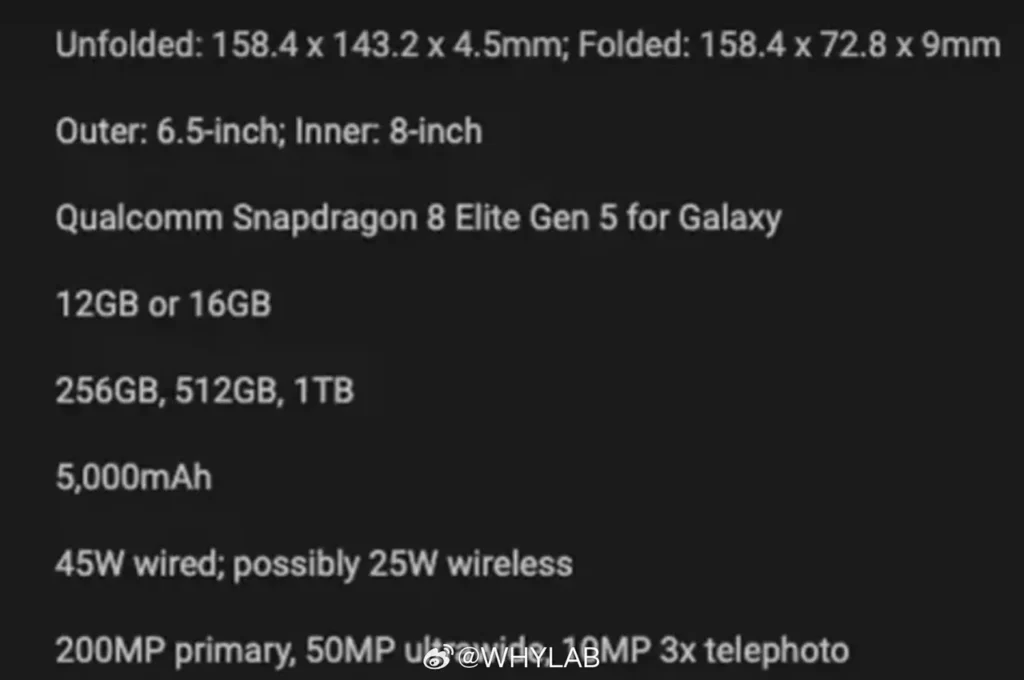 Samsung Galaxy Z Fold 8