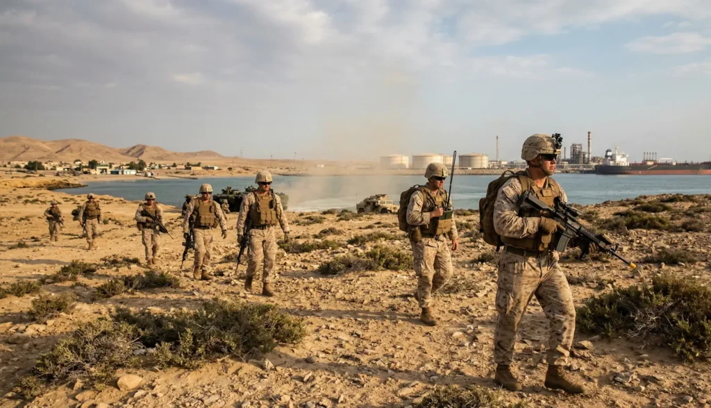 Koniec dyplomacji: Amerykańskie wojska lądowe u bram Teheranu Marines Iran