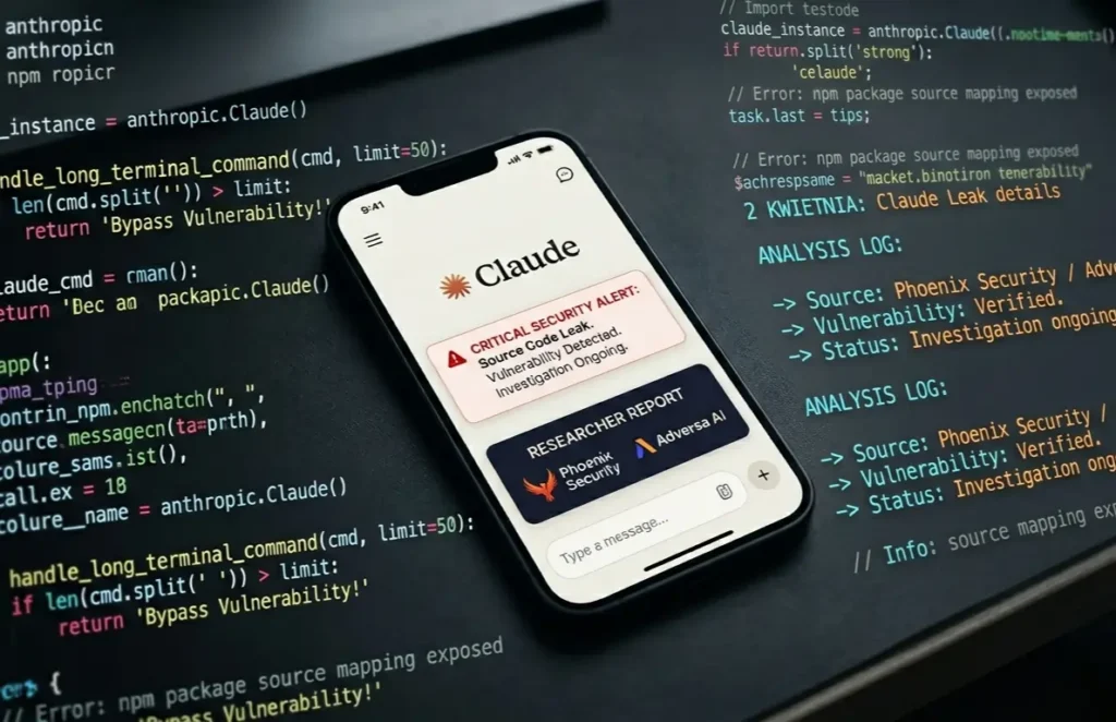 Gigantyczny wyciek kodu Claude Code: Znamy szczegóły krytycznych luk bezpieczeństwa! Claude ai