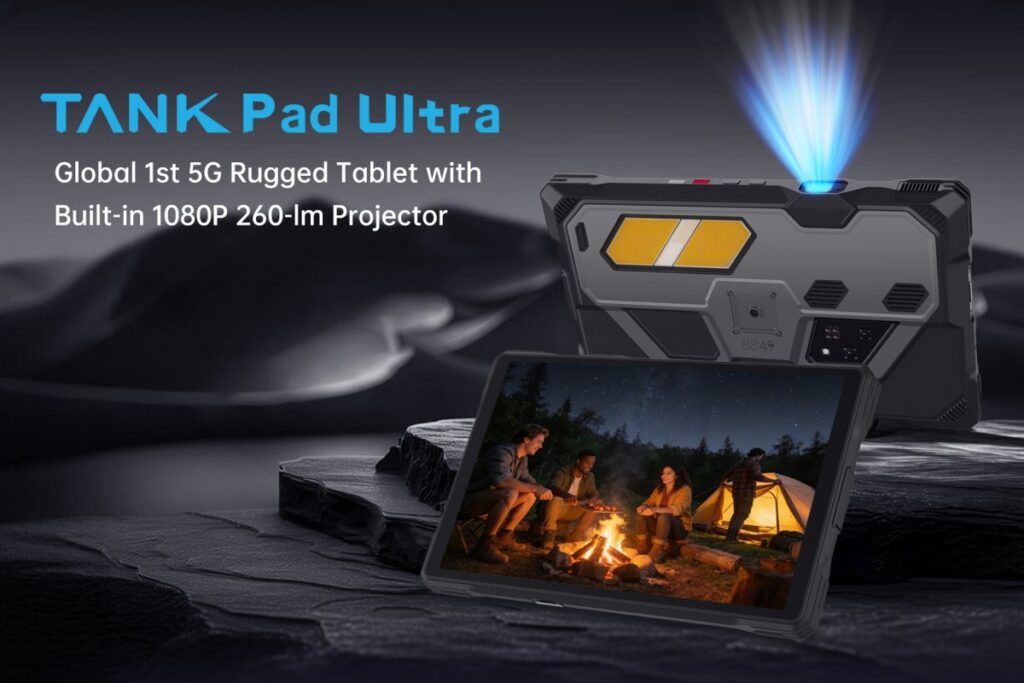 Czołg w formacie tabletu? Tank Pad Ultra z projektorem to sprzęt, który przetrwa wszystko Tank Pad Ultra